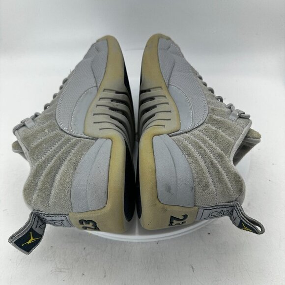 Nike Air Jordan 12 Retro Low Men Size 7.5 308317-002 Wolf Grey Basketball Shoes - Picture 8 of 13